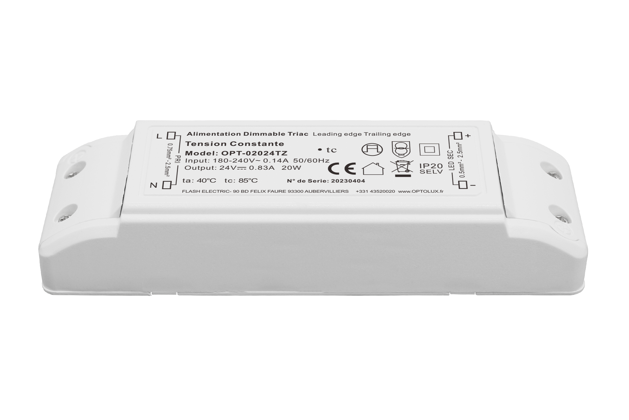 DRIVER TRIAC 24V 20W